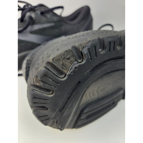 Brooks Ghost 16 All Black Running Shoes Men's Size 15 NARROW Sneakers ***READ*** - Picture 11 of 12